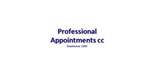Professional Appointments CC logo